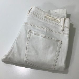 Elie Tahari Adena Straight leg white Jeans size 2 EUC